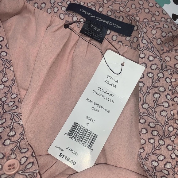 French Connection’ Chiffon w/ Lining Maxi Skirt - Picture 5 of 10